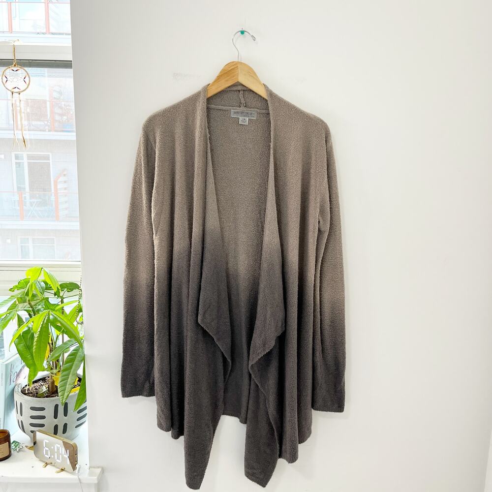 Barefoot Dreams Gray Ombre Cozychic Calypso Wrap Cardigan Size S/M